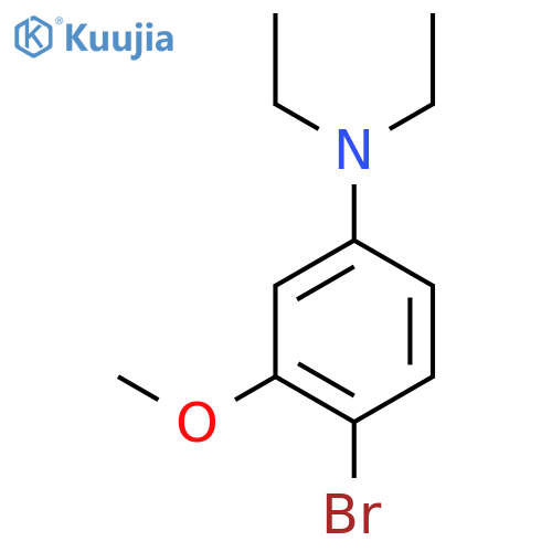 4-bromo-N,N-diethyl-3-methoxyaniline structure