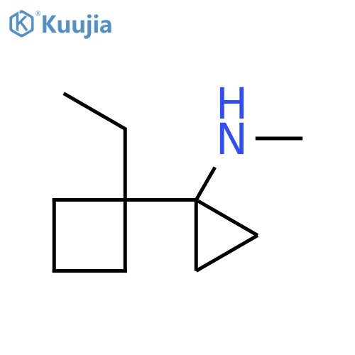 1-(1-ethylcyclobutyl)-N-methylcyclopropan-1-amine structure