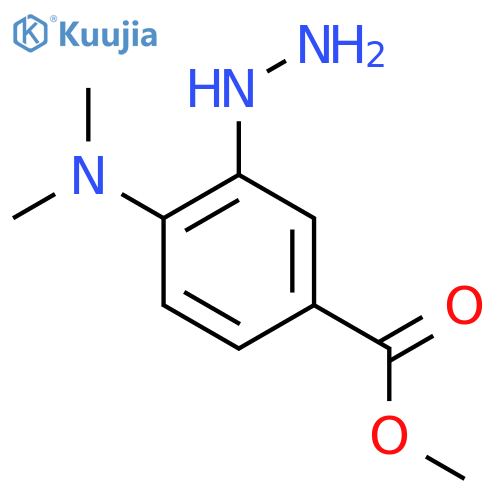 methyl 4-(dimethylamino)-3-hydrazinylbenzoate structure