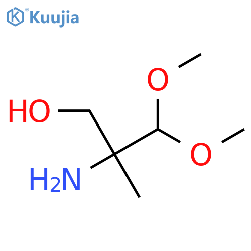 2-amino-3,3-dimethoxy-2-methylpropan-1-ol structure