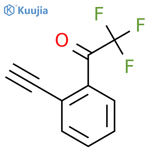 1-(2-Ethynylphenyl)-2,2,2-trifluoroethan-1-one structure