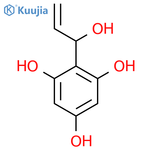 2-(1-hydroxyprop-2-en-1-yl)benzene-1,3,5-triol structure