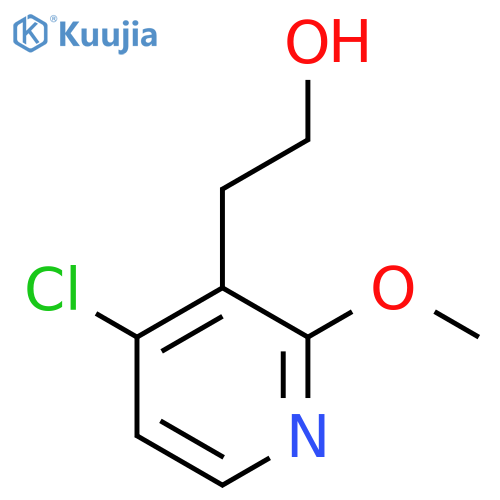 2-(4-Chloro-2-methoxypyridin-3-yl)ethan-1-ol structure