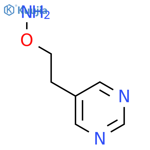 O-2-(pyrimidin-5-yl)ethylhydroxylamine structure