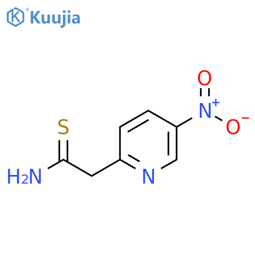 2-(5-nitropyridin-2-yl)ethanethioamide structure