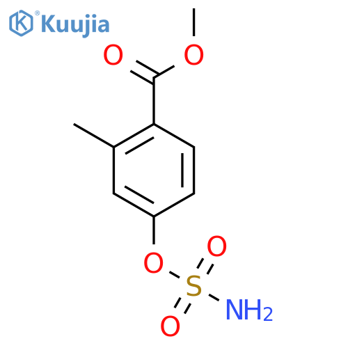 methyl 2-methyl-4-(sulfamoyloxy)benzoate structure