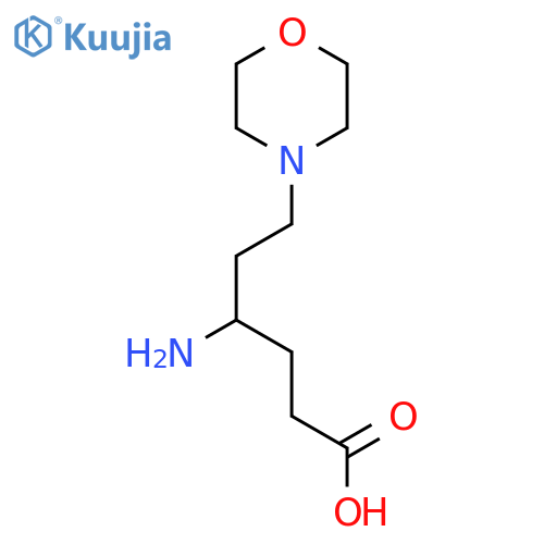 4-amino-6-(morpholin-4-yl)hexanoic acid structure