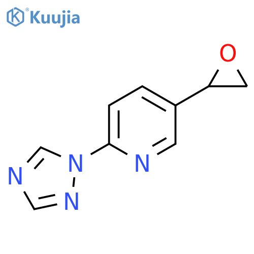 5-(oxiran-2-yl)-2-(1H-1,2,4-triazol-1-yl)pyridine structure