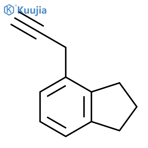 4-(prop-2-yn-1-yl)-2,3-dihydro-1H-indene structure