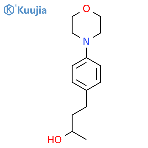 4-4-(morpholin-4-yl)phenylbutan-2-ol structure