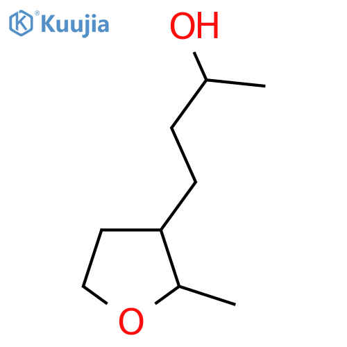 4-(2-methyloxolan-3-yl)butan-2-ol structure