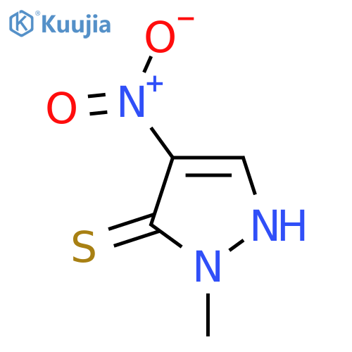 1-methyl-4-nitro-1H-pyrazole-5-thiol structure