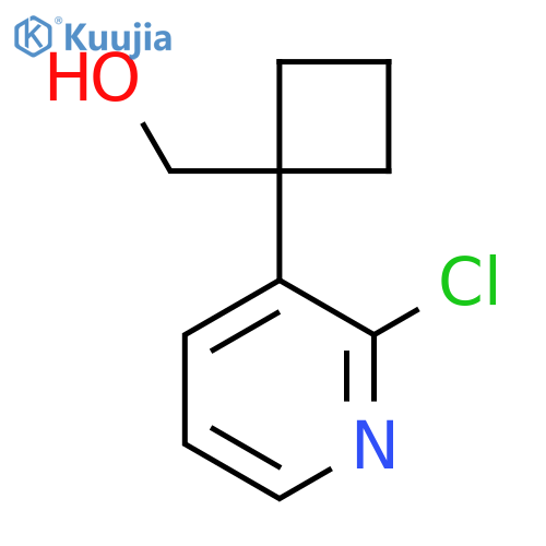 1-(2-chloropyridin-3-yl)cyclobutylmethanol structure