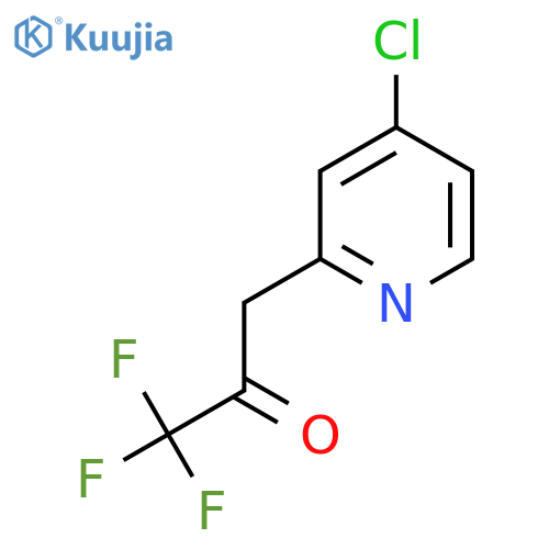 3-(4-chloropyridin-2-yl)-1,1,1-trifluoropropan-2-one structure