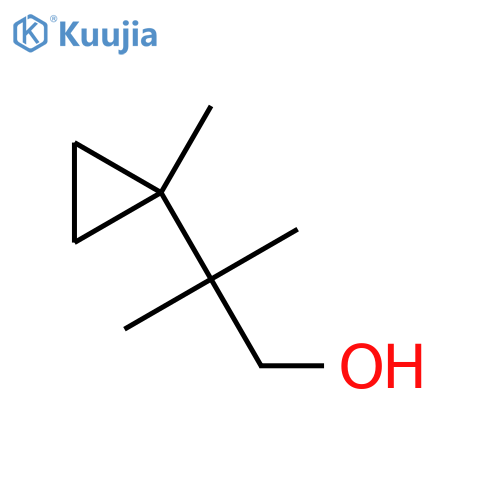 2-methyl-2-(1-methylcyclopropyl)propan-1-ol structure