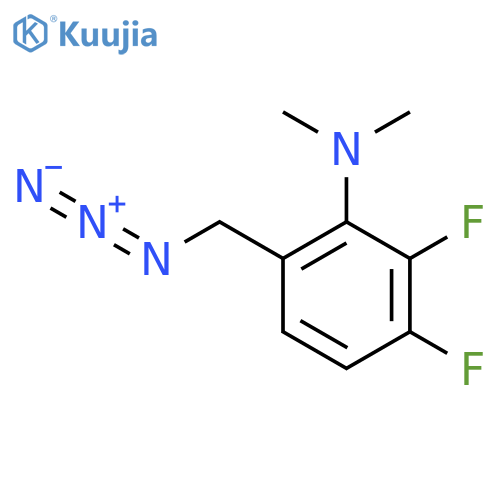 6-(azidomethyl)-2,3-difluoro-N,N-dimethylaniline structure