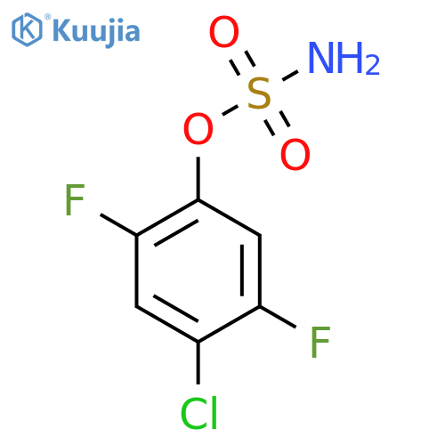 4-chloro-2,5-difluorophenyl sulfamate structure