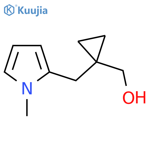 {1-(1-methyl-1H-pyrrol-2-yl)methylcyclopropyl}methanol structure