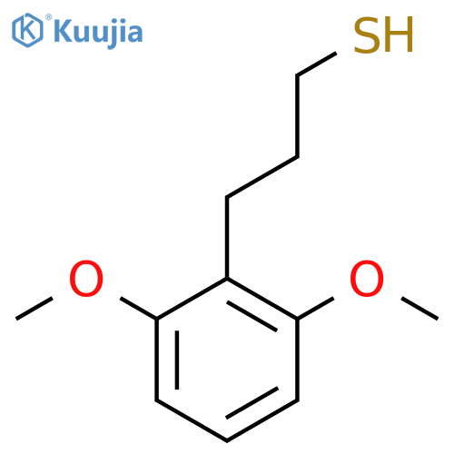 3-(2,6-dimethoxyphenyl)propane-1-thiol structure