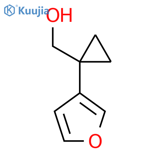 1-(furan-3-yl)cyclopropylmethanol structure