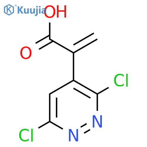2-(3,6-dichloropyridazin-4-yl)prop-2-enoic acid structure