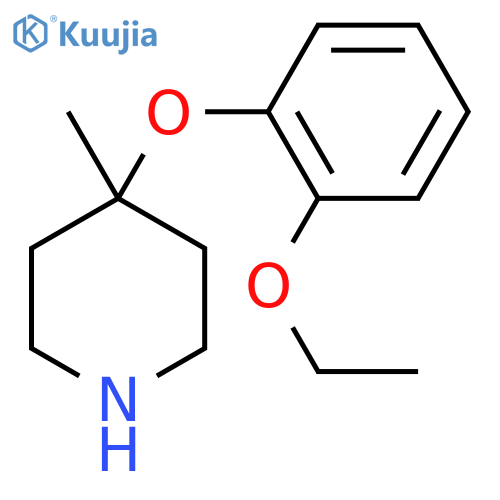 4-(2-ethoxyphenoxy)-4-methylpiperidine structure