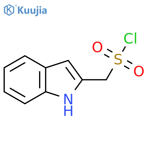 (1H-indol-2-yl)methanesulfonyl chloride structure