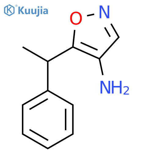 5-(1-phenylethyl)-1,2-oxazol-4-amine structure
