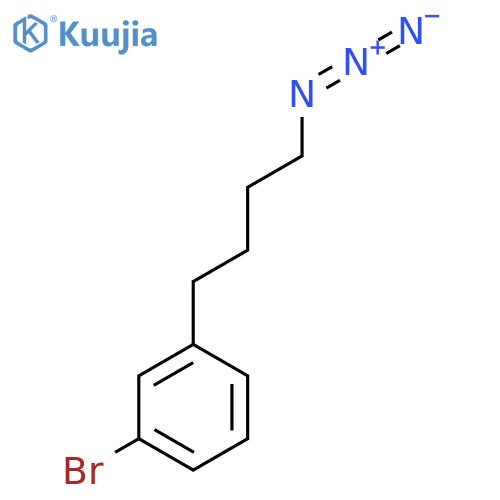 1-(4-azidobutyl)-3-bromobenzene structure