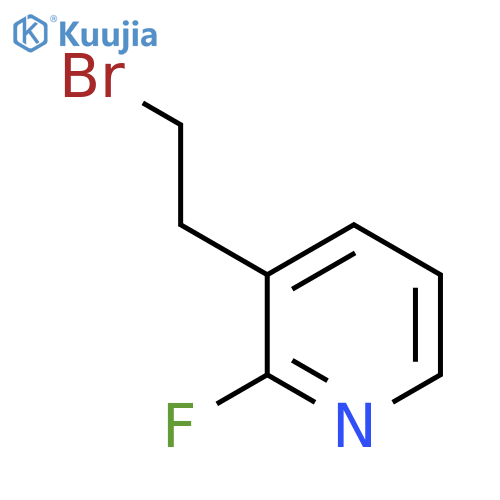 3-(2-bromoethyl)-2-fluoropyridine structure