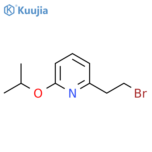 2-(2-bromoethyl)-6-(propan-2-yloxy)pyridine structure