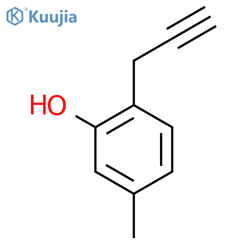 5-methyl-2-(prop-2-yn-1-yl)phenol structure