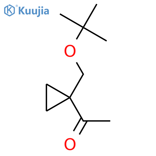 1-{1-(tert-butoxy)methylcyclopropyl}ethan-1-one structure