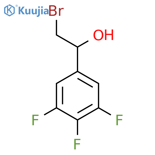 2-bromo-1-(3,4,5-trifluorophenyl)ethan-1-ol structure