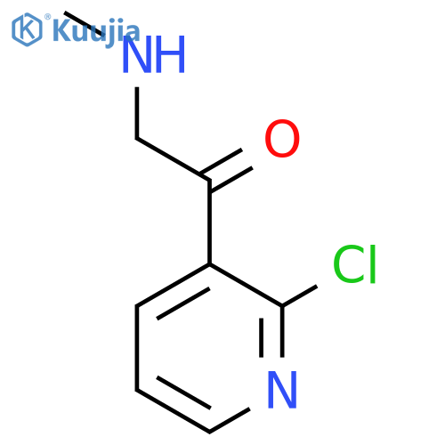 1-(2-chloropyridin-3-yl)-2-(methylamino)ethan-1-one structure