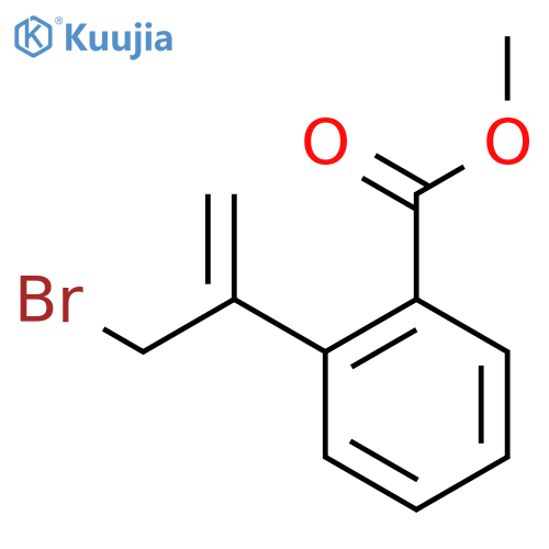 methyl 2-(3-bromoprop-1-en-2-yl)benzoate structure