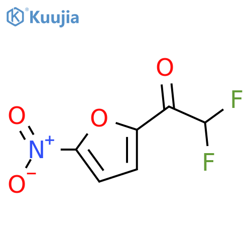 2,2-difluoro-1-(5-nitrofuran-2-yl)ethan-1-one structure