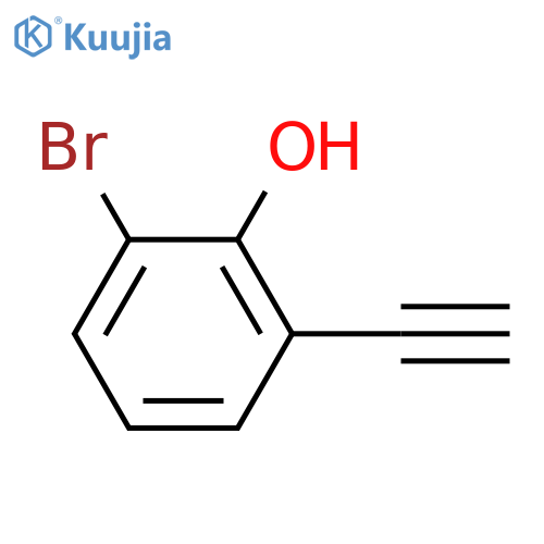 2-bromo-6-ethynylphenol structure
