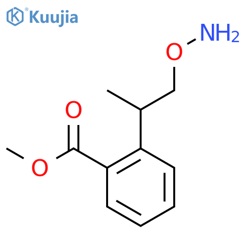 methyl 2-1-(aminooxy)propan-2-ylbenzoate structure