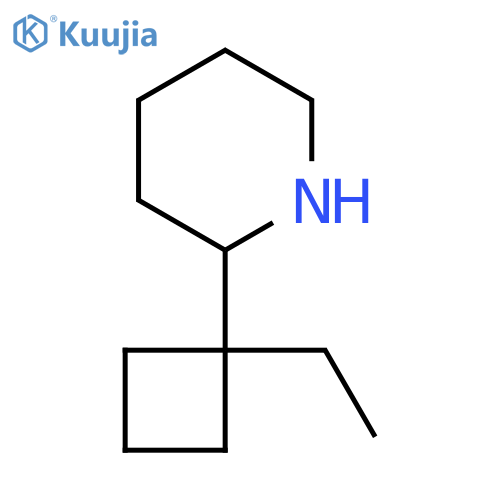 2-(1-ethylcyclobutyl)piperidine structure