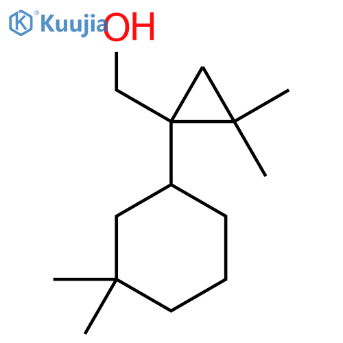 1-(3,3-dimethylcyclohexyl)-2,2-dimethylcyclopropylmethanol structure