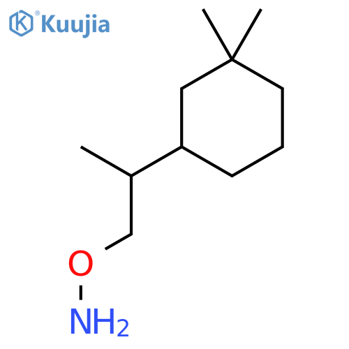 O-2-(3,3-dimethylcyclohexyl)propylhydroxylamine structure