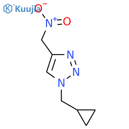 1-(cyclopropylmethyl)-4-(nitromethyl)-1H-1,2,3-triazole structure