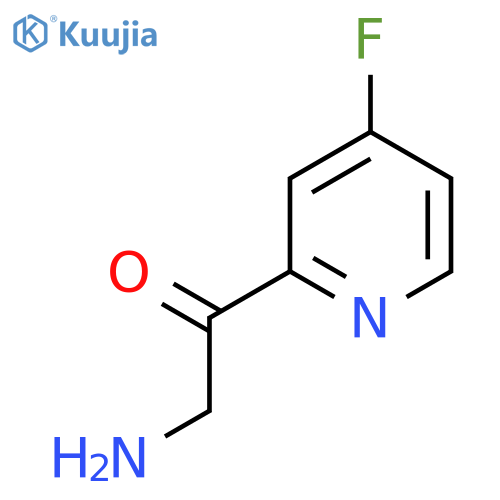 2-amino-1-(4-fluoropyridin-2-yl)ethan-1-one structure