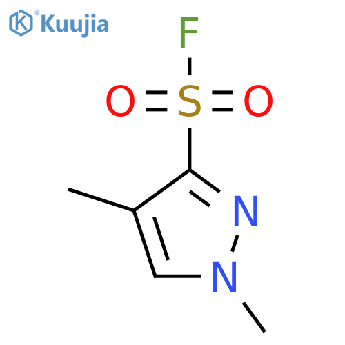 1,4-dimethyl-1H-pyrazole-3-sulfonyl fluoride structure