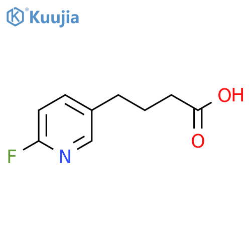 4-(6-fluoropyridin-3-yl)butanoic acid structure