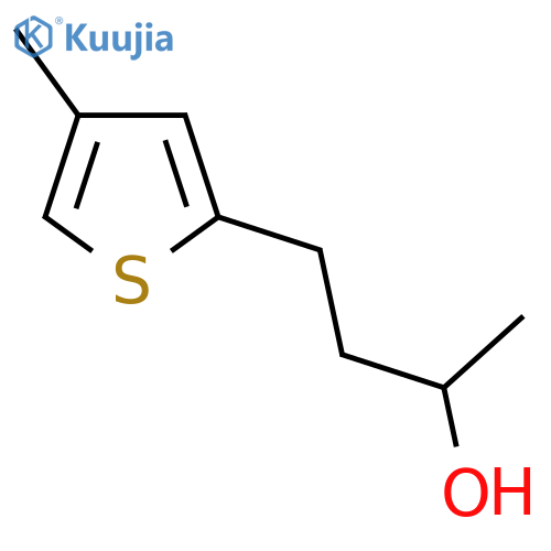 4-(4-methylthiophen-2-yl)butan-2-ol structure