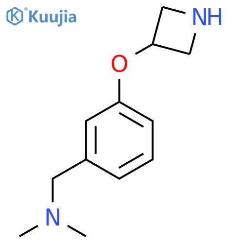 {3-(azetidin-3-yloxy)phenylmethyl}dimethylamine structure