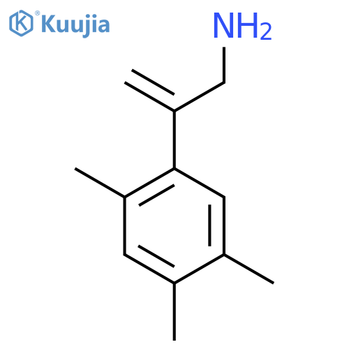 2-(2,4,5-trimethylphenyl)prop-2-en-1-amine structure