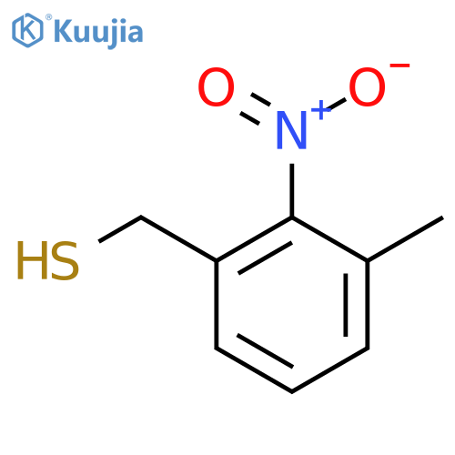 (3-methyl-2-nitrophenyl)methanethiol structure